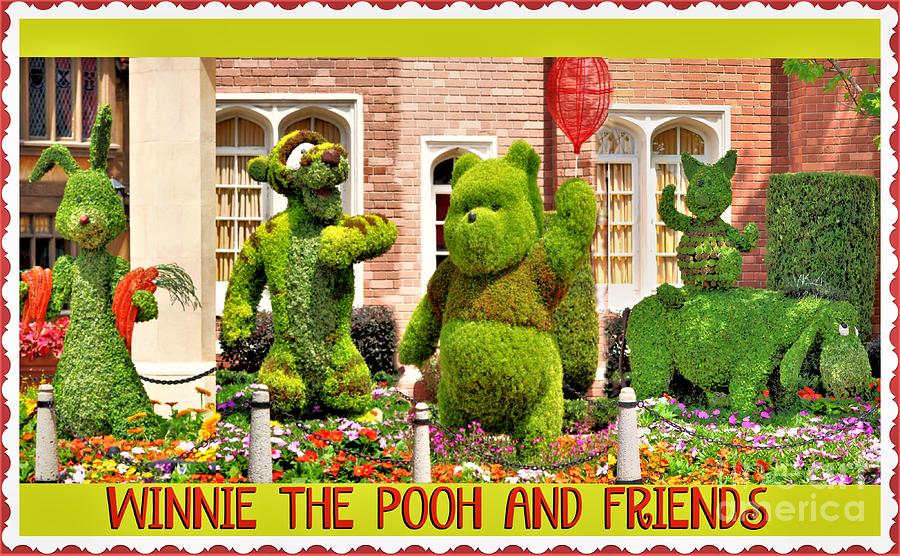 Winnie The Pooh And Friends Collage Photograph