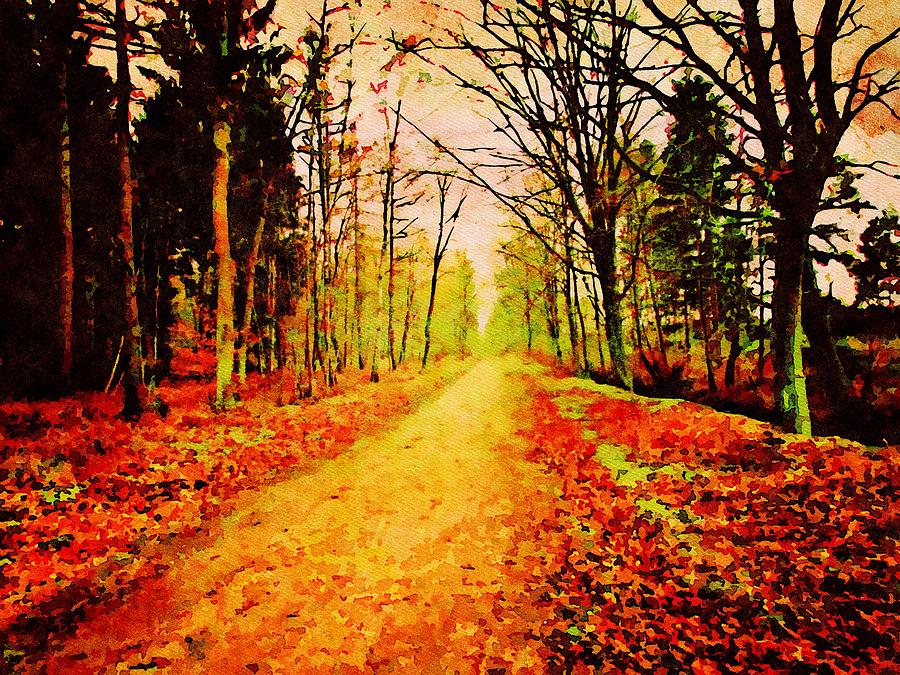 Winsen Luhe Germany - Nature Reserve High Wood - watercolor painting by Patricia Piotrak Winsen Luhe Germany - Nature Reserve High Wood - watercolor painting by Patricia Piotrak