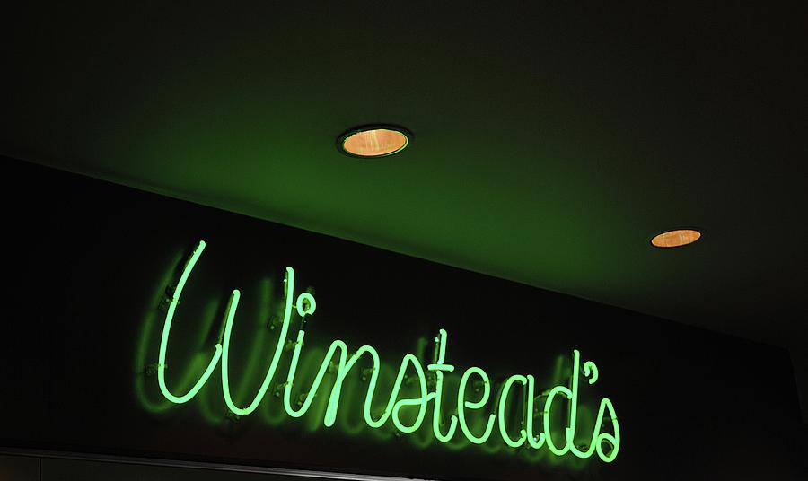 Winsteads Neon Photograph by Glory Ann Penington