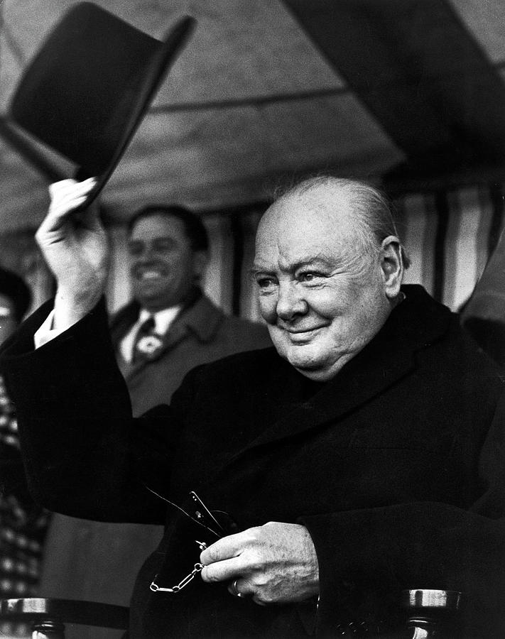 Black And White Photograph - Winston Churchill by Alfred Eisenstaedt