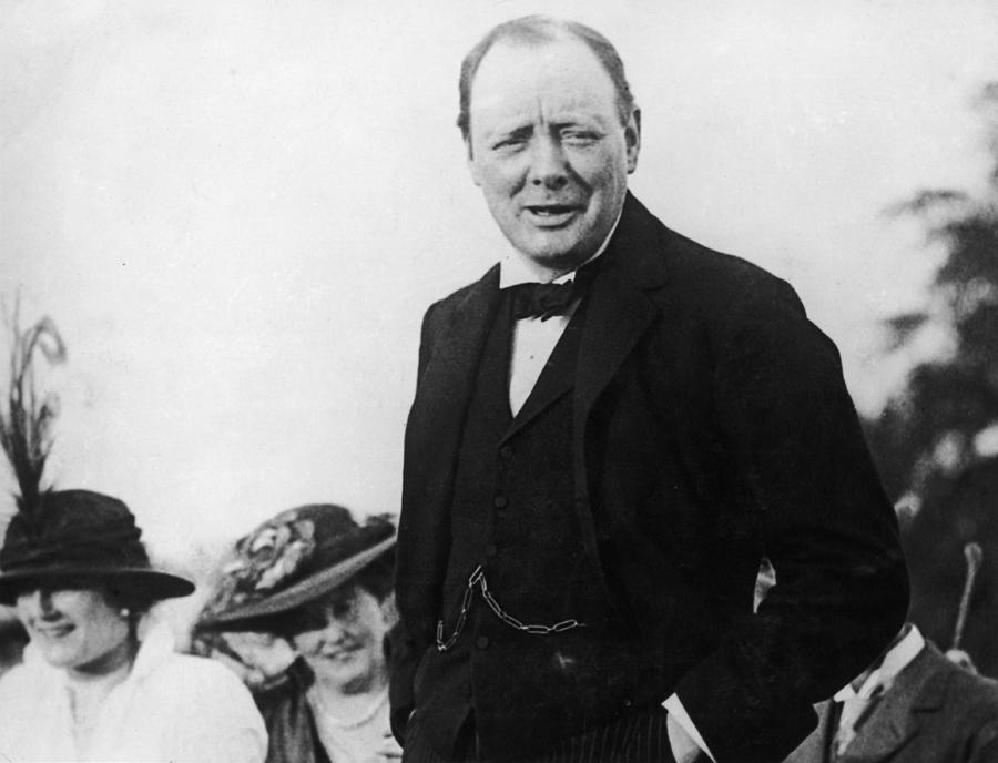 Winston Churchill Photograph by Hulton Archive
