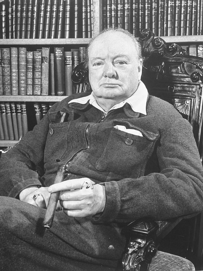Winston Churchill Photograph by William Sumits Winston Churchill Photograph by William Sumits