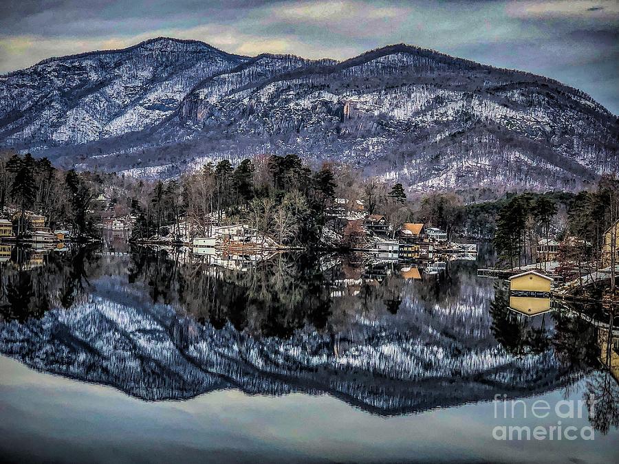 Winter at Lake Lure 1 Photograph by Buddy Morrison