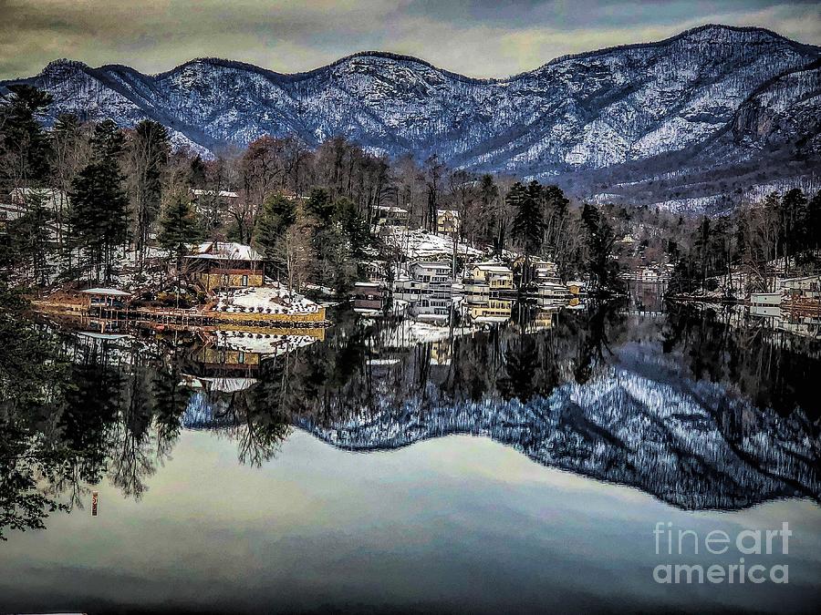 Winter at Lake Lure  Photograph by Buddy Morrison