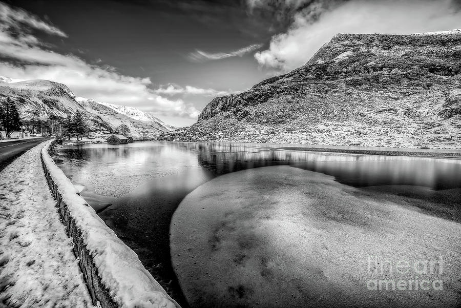 Winter at Ogwen Lake Photograph by Adrian Evans