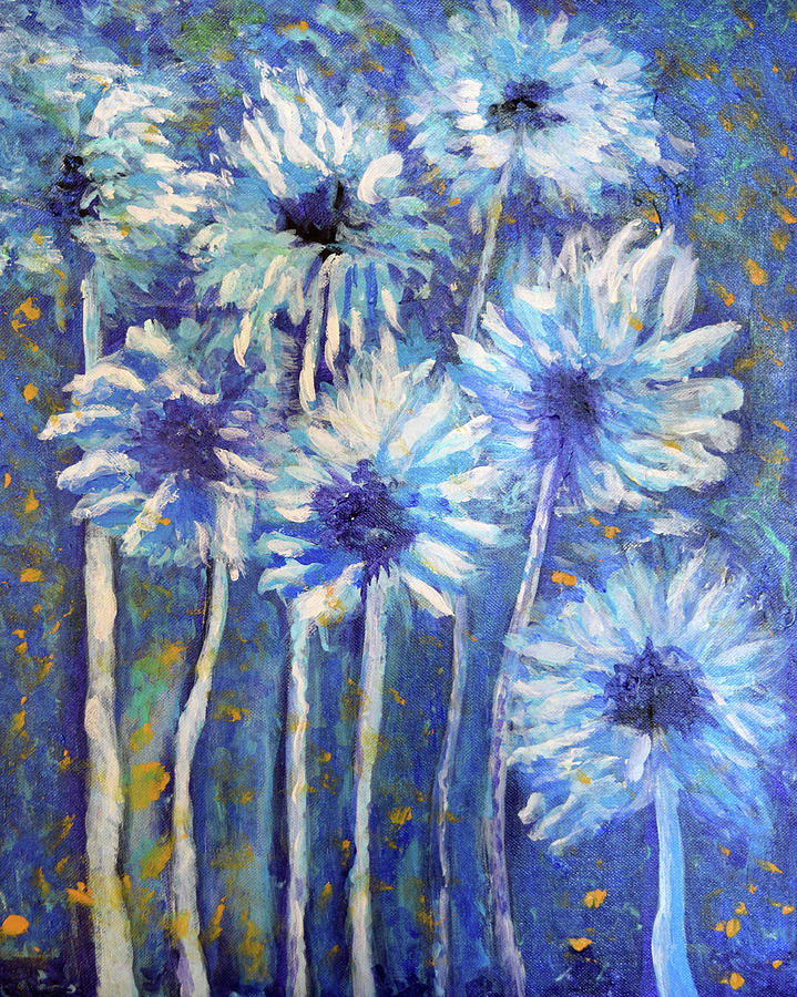 Winter Blooms Painting by Toni Willey