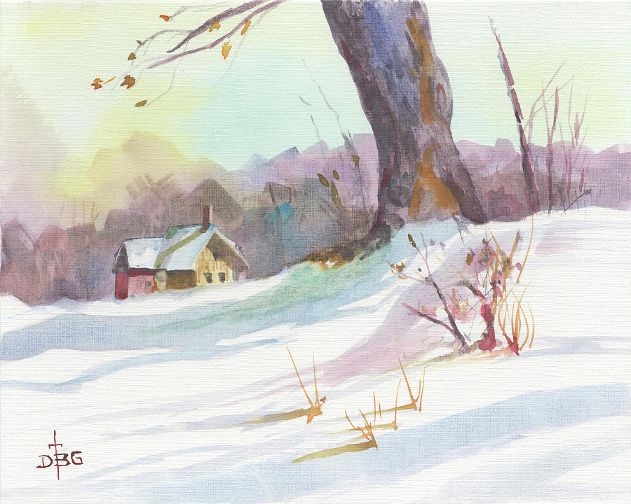 Winter Break Painting by David Bader