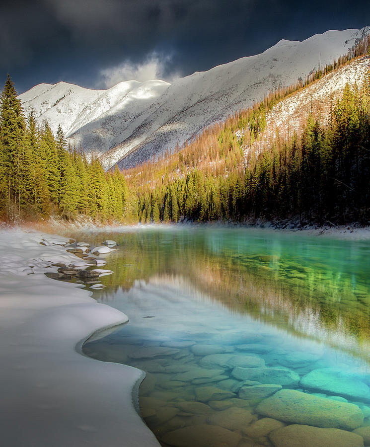 Winter Break / North Fork of Flathead River, Glacier National Park by Nicholas Parker Winter Break / North Fork of Flathead River, Glacier National Park by Nicholas Parker