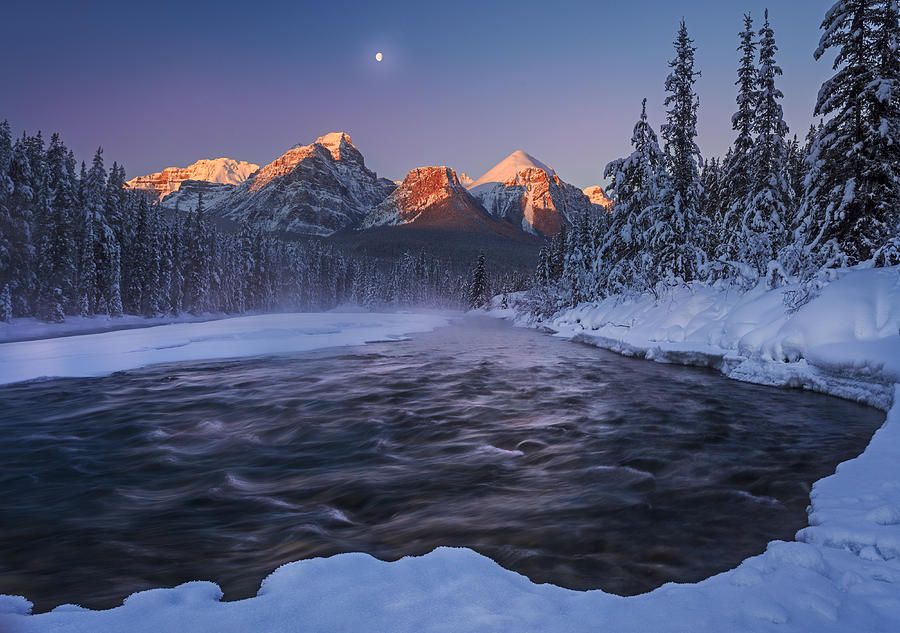 Banff National Park Photograph - Winter Canadian Rockies by Andy Hu