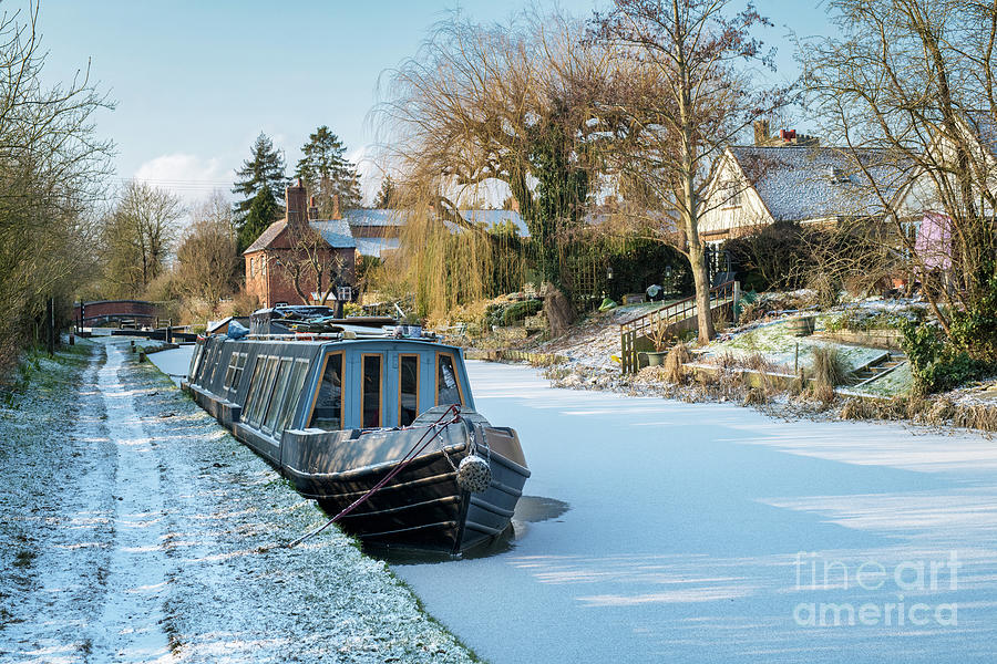 Winter Canal Photograph by Tim Gainey