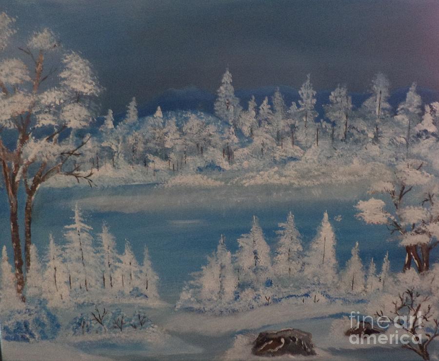 Winter Chill # 9 Painting by Donald Northup