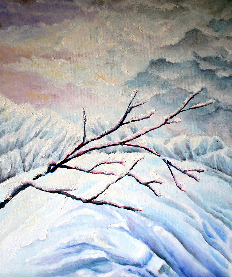 Winter Colors Painting by Medea Ioseliani