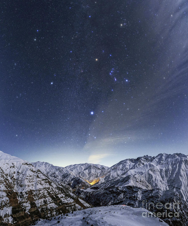 Winter Constellations Photograph by Amirreza Kamkar / Science Photo Library