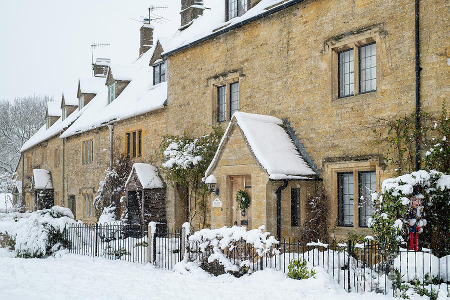 Winter Cottages Lower Slaughter Photograph by Tim Gainey