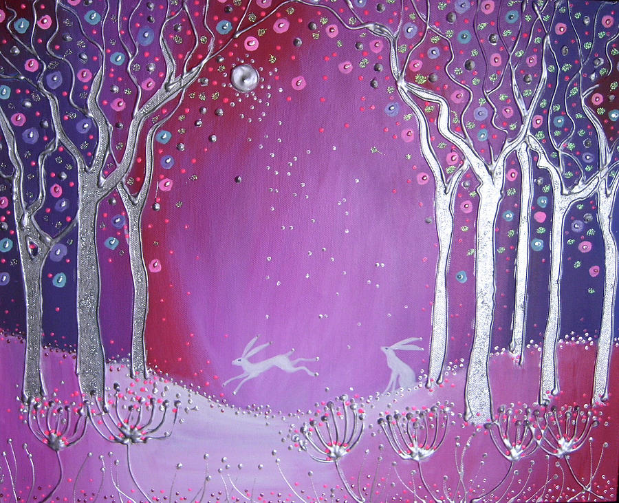 Winter Painting - Winter Enchantment by Angie Livingstone