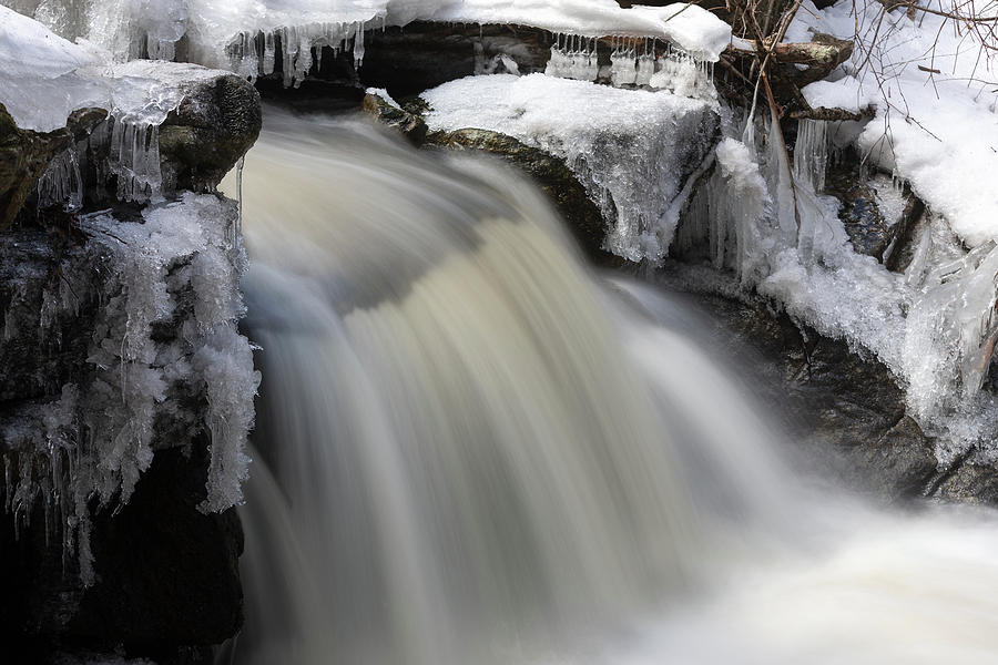 Winter Falls Photograph by Brian Hale