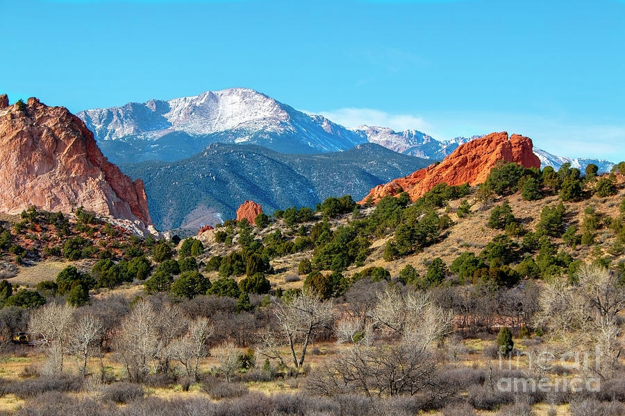 Winter Garden of the Gods Colorado Photograph by Steven Krull - Fine ...