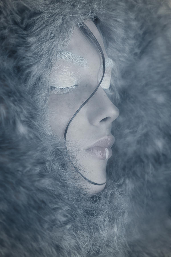 Winter Girl Photograph by Marjan Mashhadi