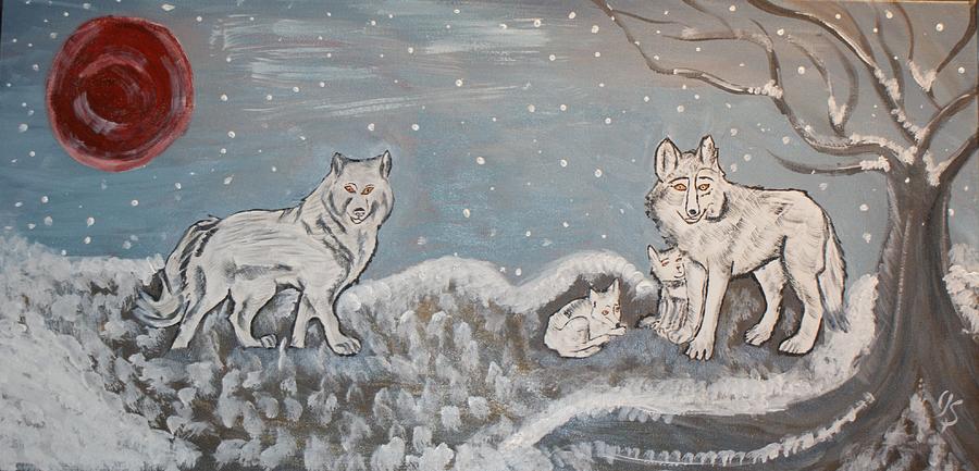 Winter Has Arrived Painting by Yvonne Sewell