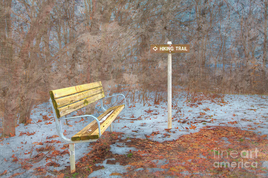 Hiking Photograph - Winter Hike by Larry Braun Hiking Photograph - Winter Hike by Larry Braun