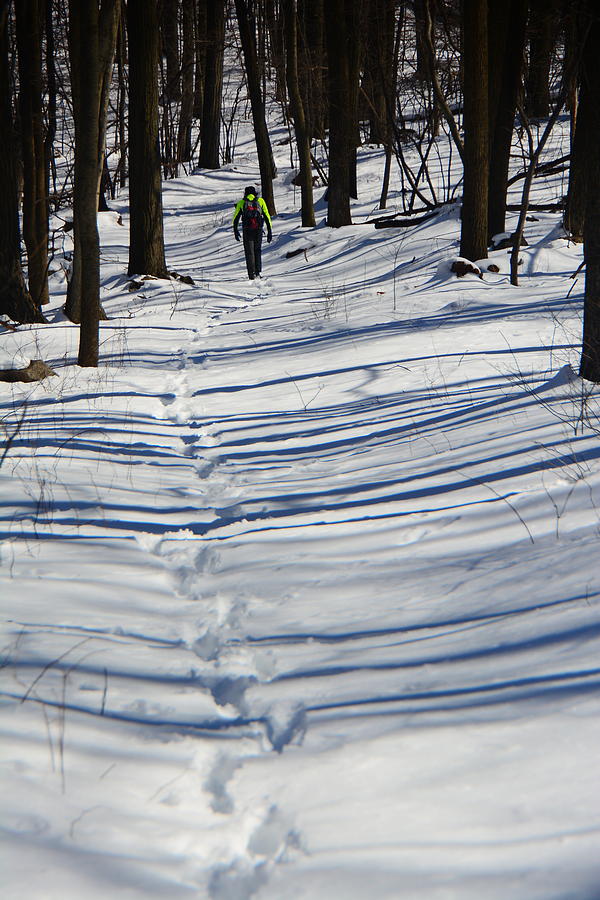 Winter Hiker Photograph by Raymond Salani III