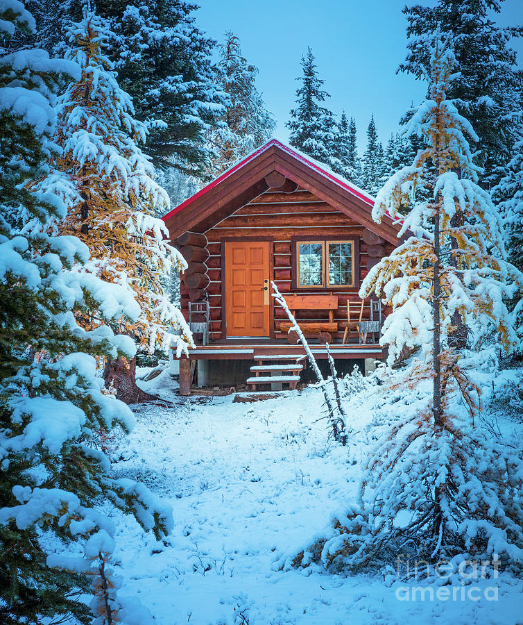 Winter Hut Photograph by Inge Johnsson