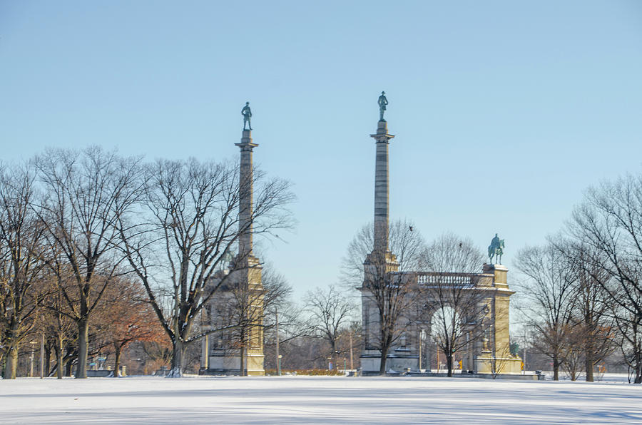 Winter in Fairmount Park - Philadelphia Photograph by Bill Cannon