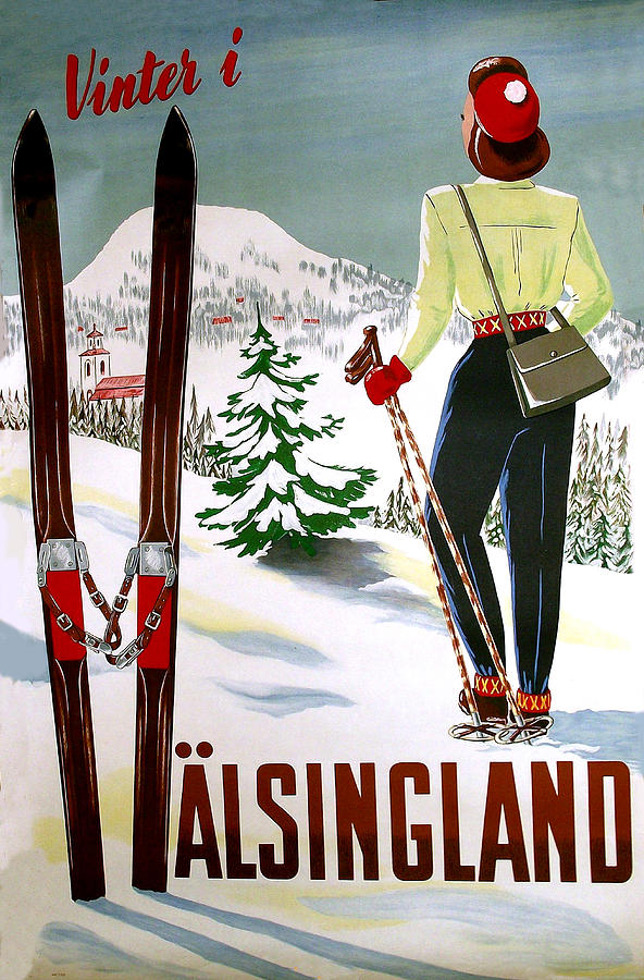 Winter in Halsingland Digital Art by Long Shot