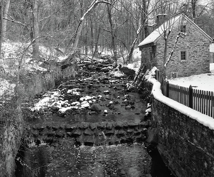 Winter in Rittenhouse Town Photograph by Bill Cannon