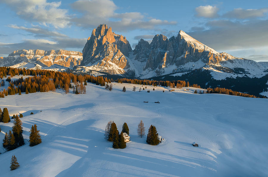 Winter In The Dolomites Photograph by Ales Krivec
