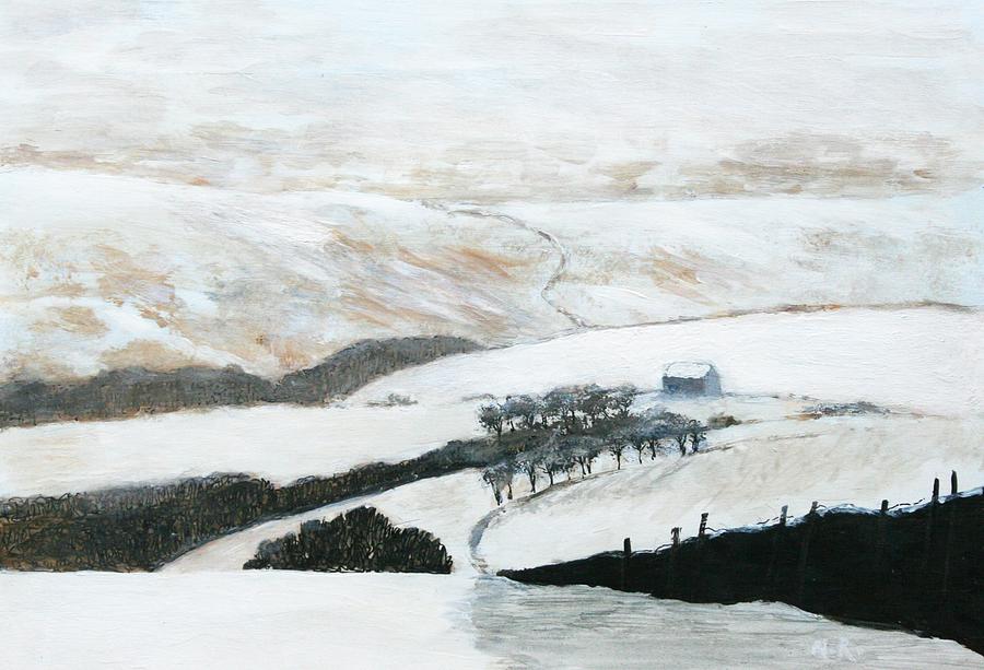 Winter in the Lancashire Dales Painting by Nigel Radcliffe