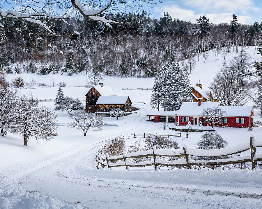 Winter Photograph - Winter In Vermont by Brenda Petrella Photography Llc