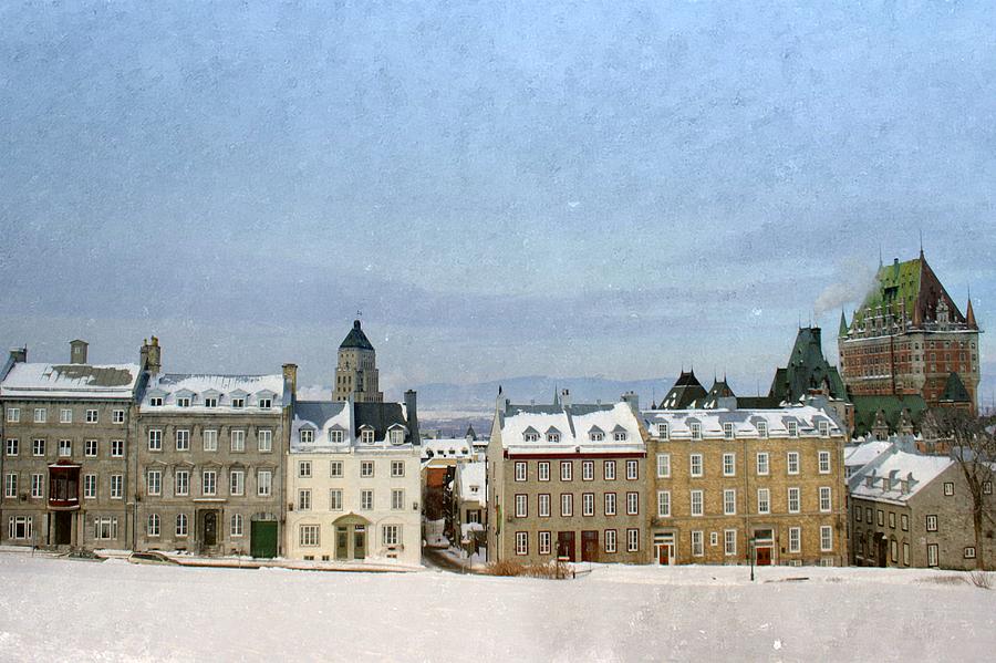 Winter In Vieux-quebec Photograph by Marie-josée Lévesque
