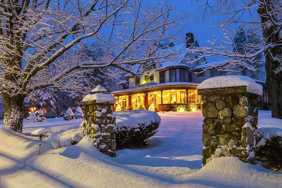 Winter Inn Photograph by Chris Whiton