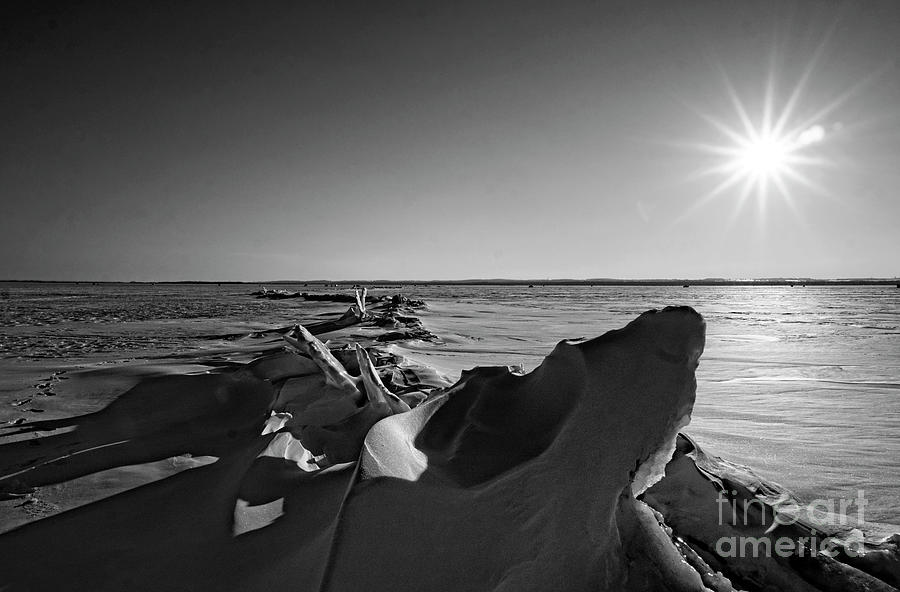 Winter Lake Simcoe Landscape Photograph by Charline Xia