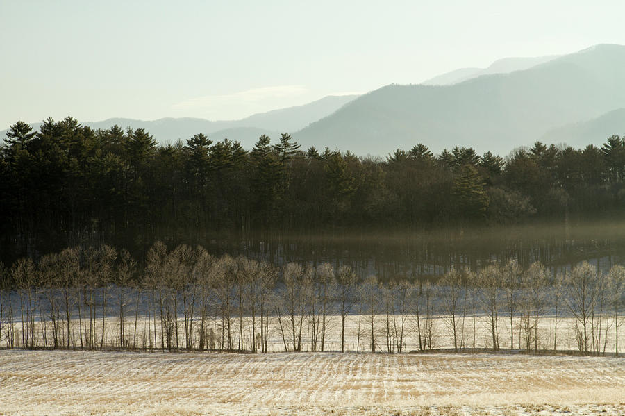 Winter Landscape, Cades Cove Photograph by Jerry Whaley