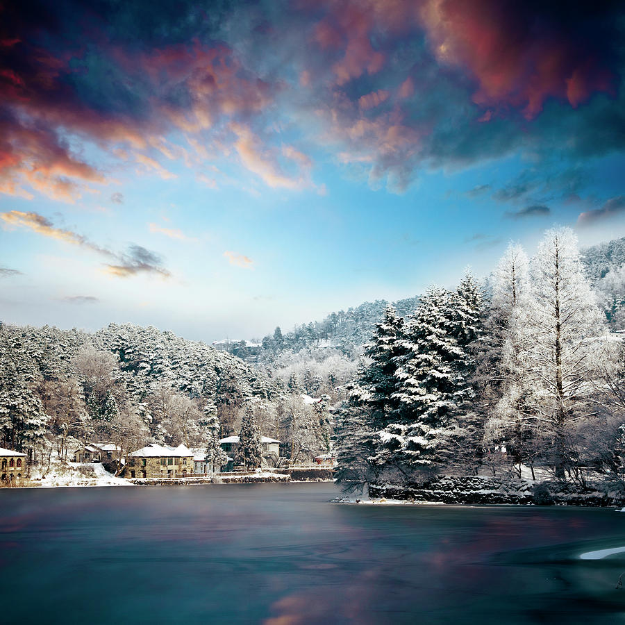 Winter Landscape Photograph by Chinaface