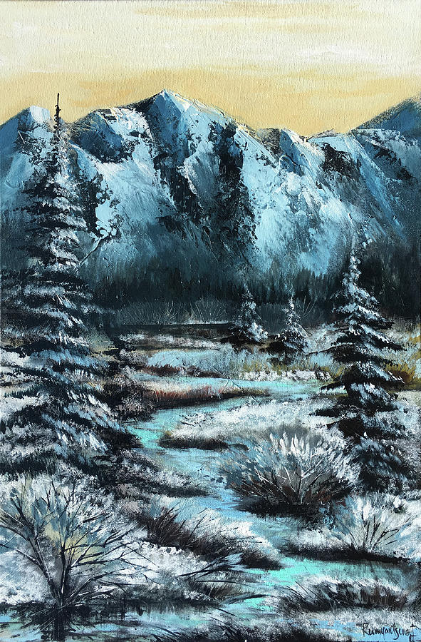 Winter Landscape Painting