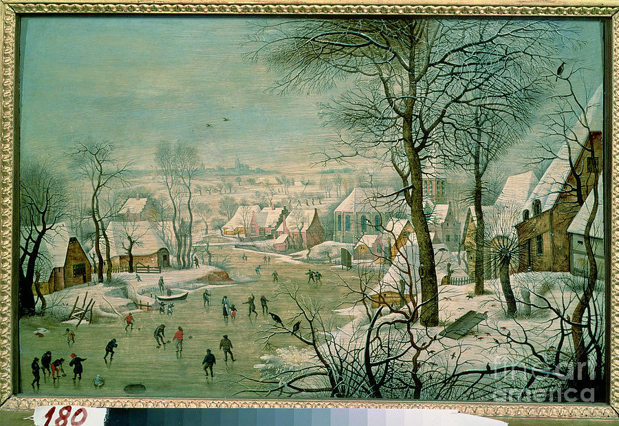 Animal Painting - Winter Landscape by Pieter The Younger Brueghel