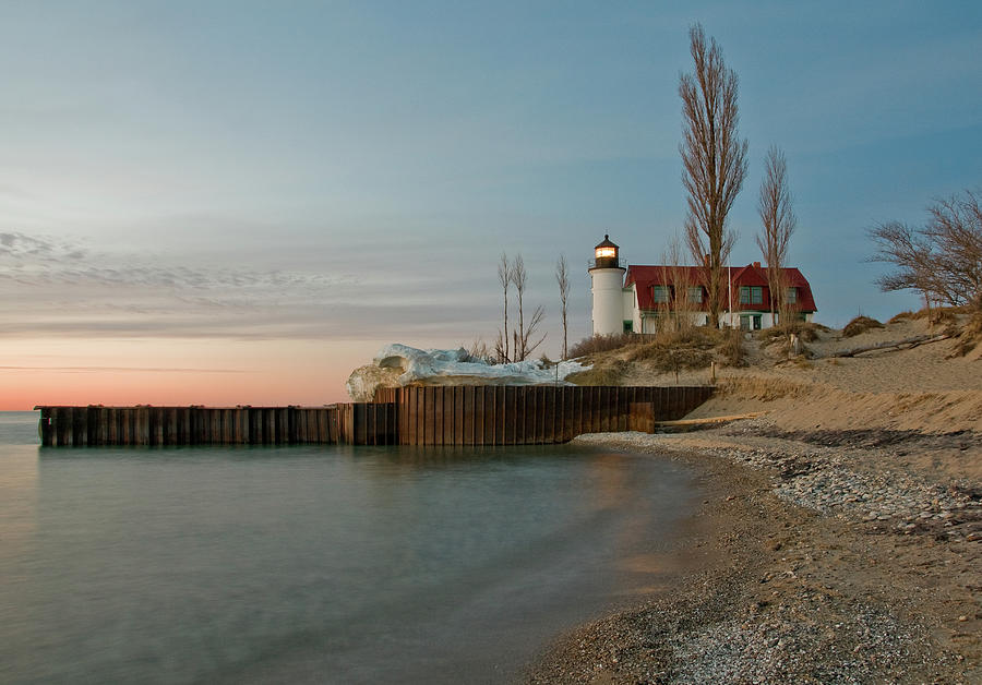 Winter Lighthouse Photograph by Lloyd Gillies Winter Lighthouse Photograph by Lloyd Gillies