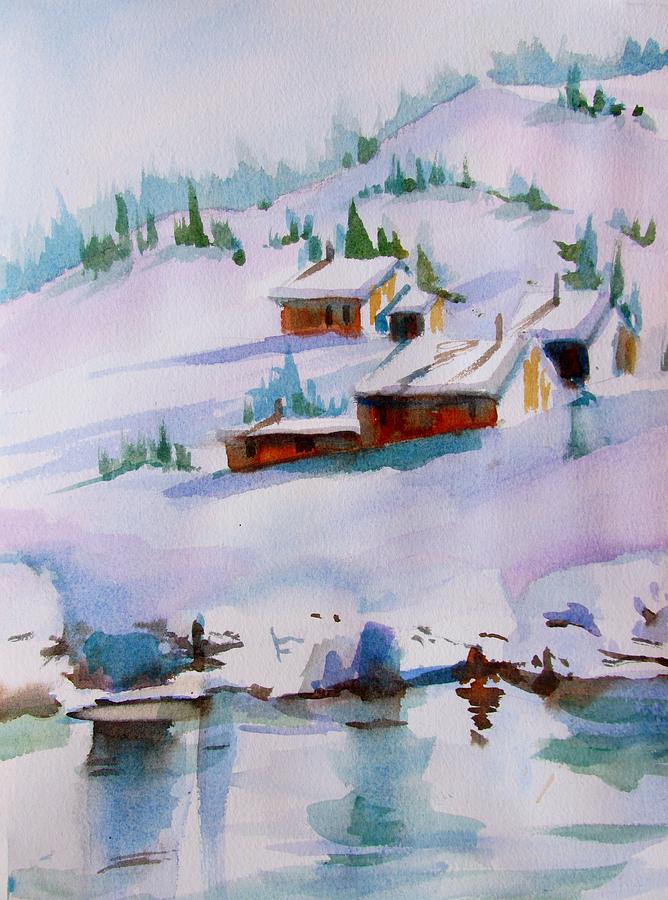 Winter Painting By Linda Emerson