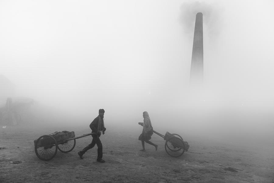 Winter Morning In The Brick-field Photograph by Sudipta Chakraborty