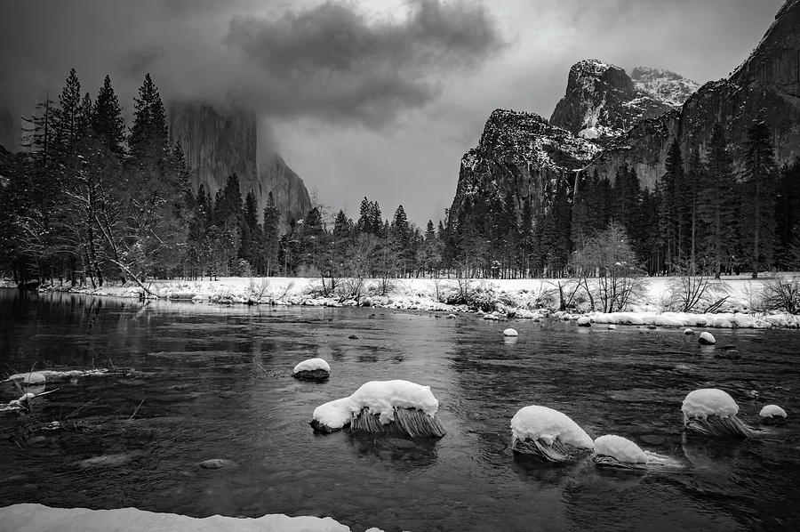 Winter Morning in Yosemite Photograph by Cat Connor