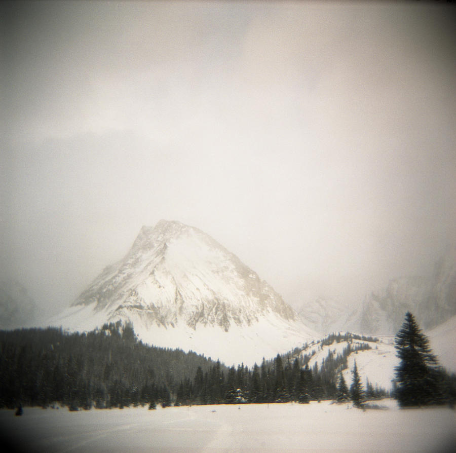 Winter Mountain Scene Photograph by Lori Andrews