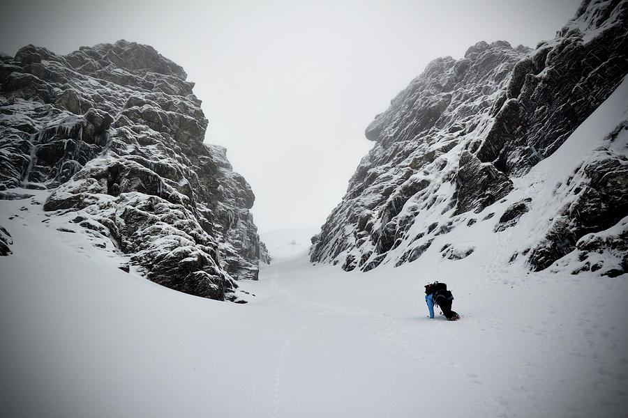 Winter Mountaineering Photograph by Mgts
