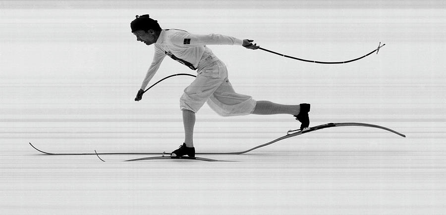 Winter Olympics Athlete Photograph by George Silk