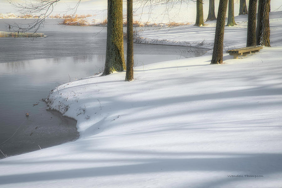 Winter on the Lake Photograph by Wendell Thompson