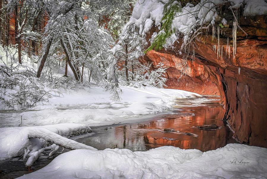 Winter on the West Fork Photograph by Will Wagner