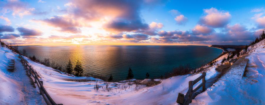 Winter Overlook Photograph by Owen Weber