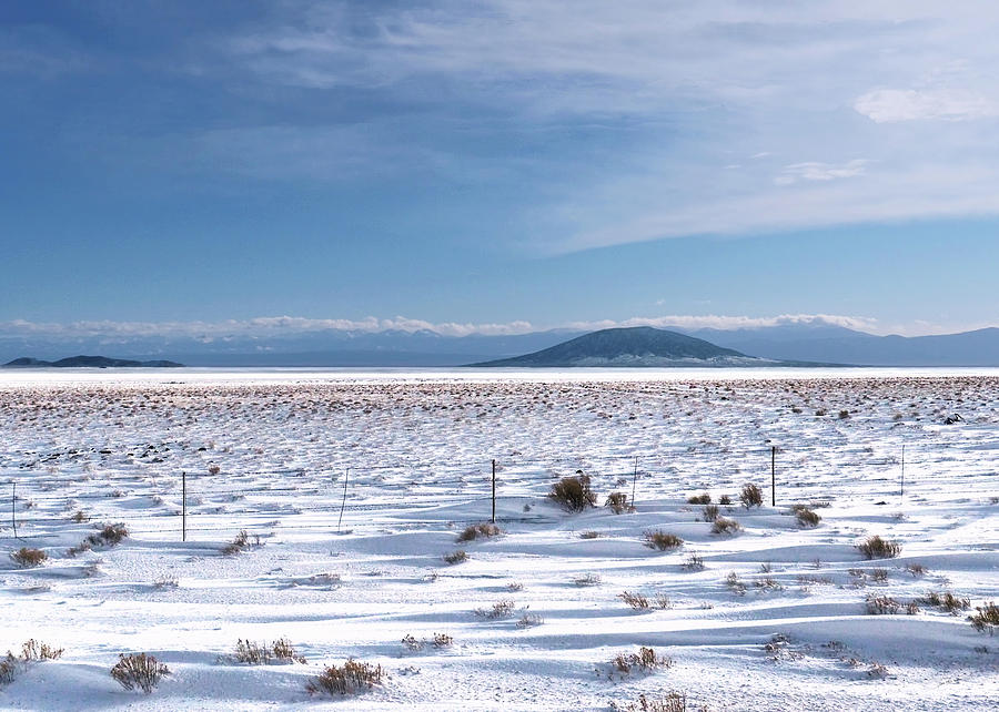 Winter Prairie Photograph by Jim Hill